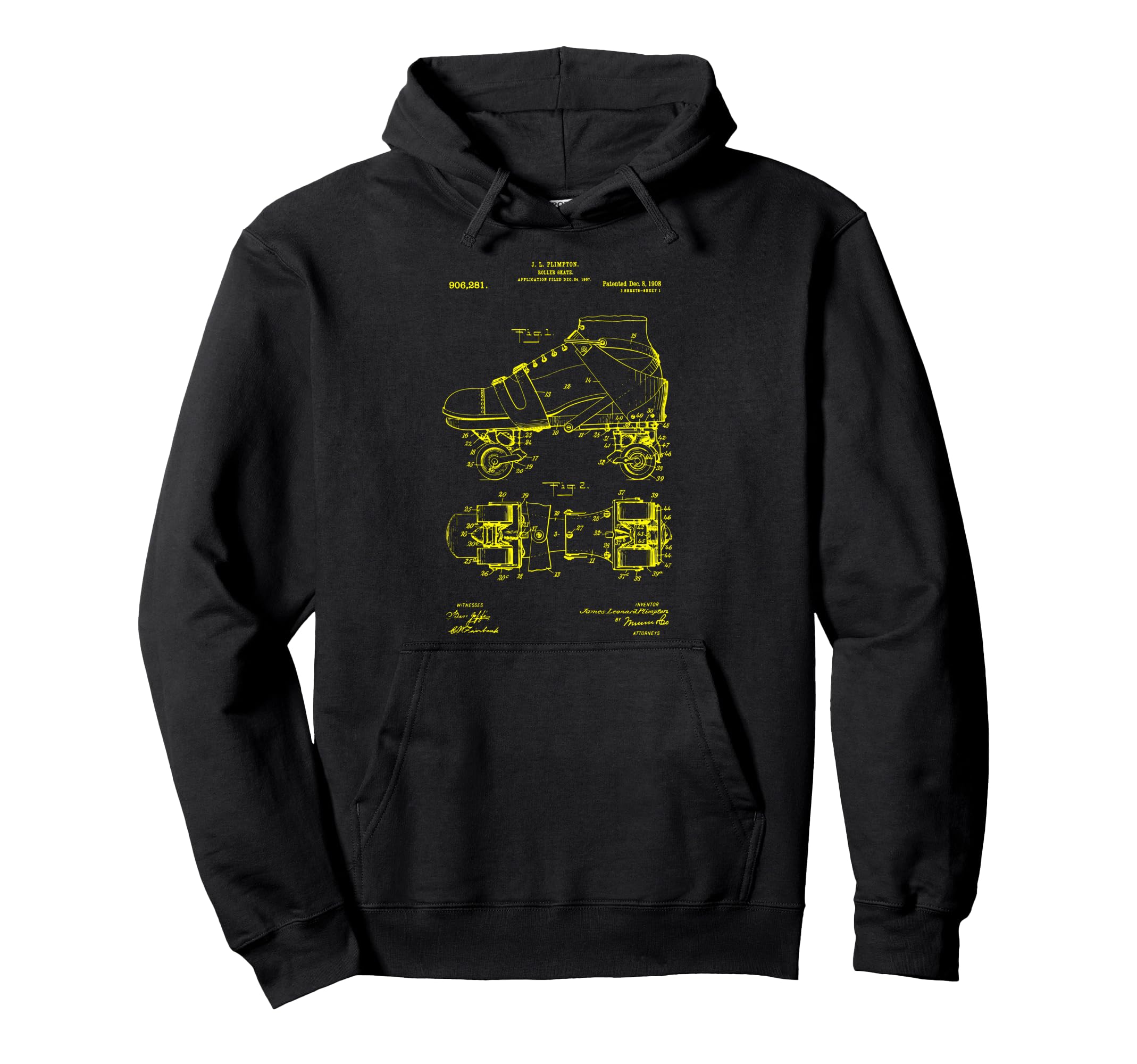 Roller Skate Roller Derby Roller Skater Hoodie - Custom Art Print Unisex - T-Shirt, Sweatshirt, Hoodie