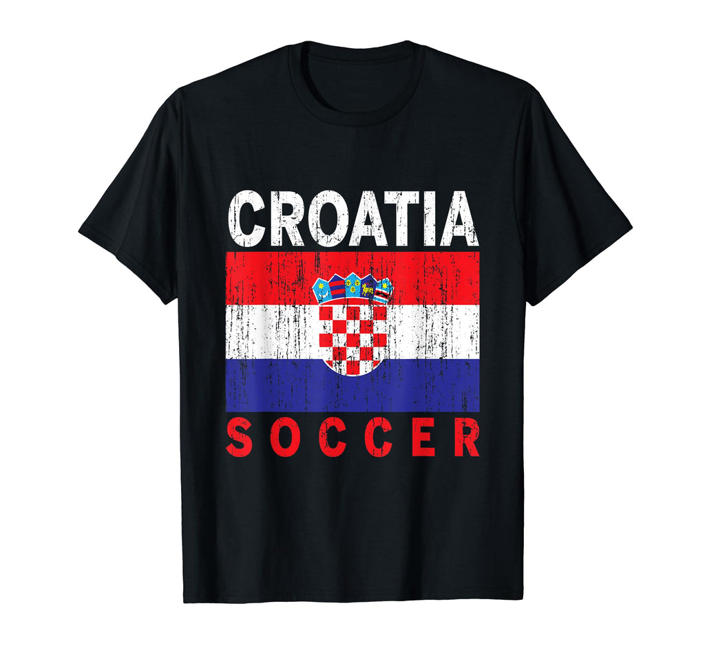 Croatian Soccer Flag Croatia Football T-Shirt - Casual Everyday Wear Unisex - T-Shirt, Sweatshirt, Hoodie