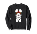 Soccer Bunny Leopard Glasses And Sweatshirt - Custom Art Print for Adults - T-Shirt, Sweatshirt, Hoodie