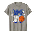 Basketball Mom Game Day Tipoff Season Blue T-Shirt - Trendy Graphic Unisex - T-Shirt, Sweatshirt, Hoodie
