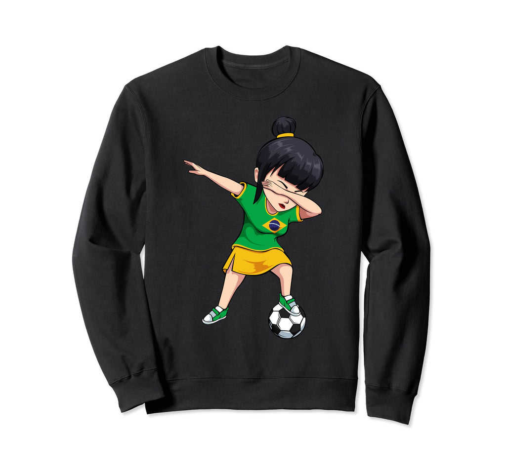 Brazil Flag Patriotic Soccer Brazilian Sweatshirt - Graphic Print Unisex - T-Shirt, Sweatshirt, Hoodie