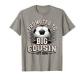 Promoted To Big Cousin Est 2026 Soccer T-Shirt - Graphic Print for Adults - T-Shirt, Sweatshirt, Hoodie