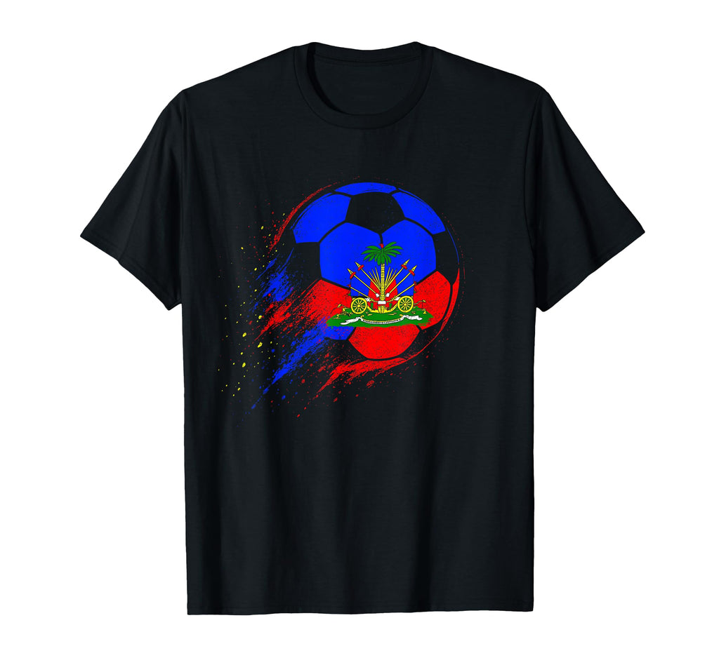 Haiti Soccer Haitian Flag Pride T-Shirt - Casual Everyday Wear Unisex - T-Shirt, Sweatshirt, Hoodie