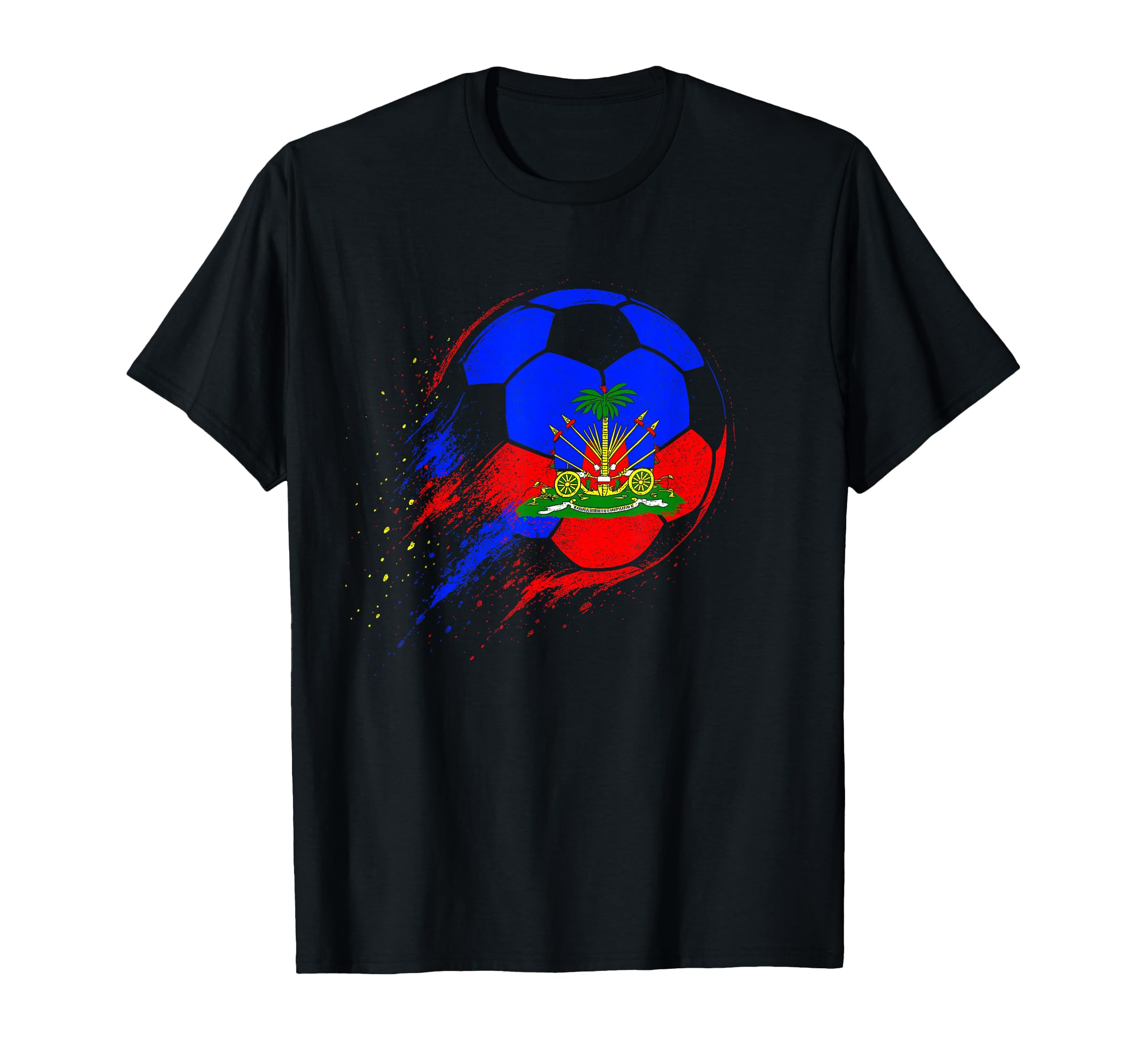 Haiti Soccer Haitian Flag Pride T-Shirt - Casual Everyday Wear Unisex - T-Shirt, Sweatshirt, Hoodie