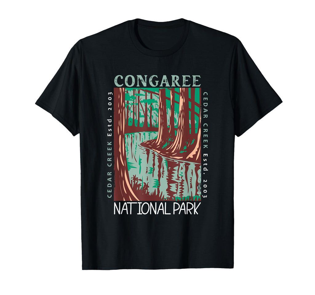 Congaree National Park South T-Shirt - Minimalist Print for Adults - T-Shirt, Sweatshirt, Hoodie
