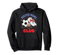 Soccer Moms Club Soccer Cleats Coffee Game Hoodie - Unique Graphic Unisex - T-Shirt, Sweatshirt, Hoodie