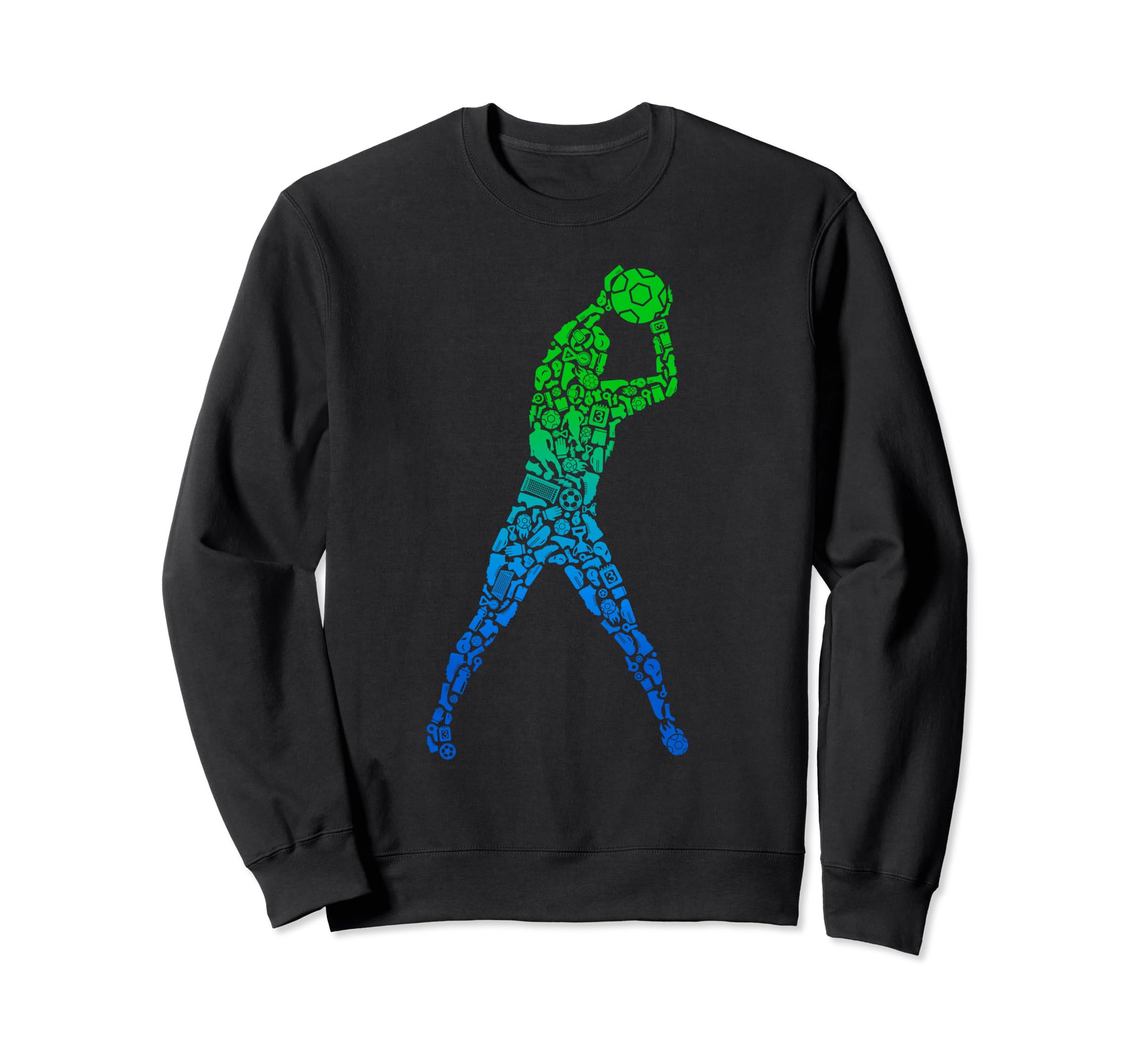 Soccer Goalie Futbol Soccer Sweatshirt - Fun Novelty Design Men Women - T-Shirt, Sweatshirt, Hoodie