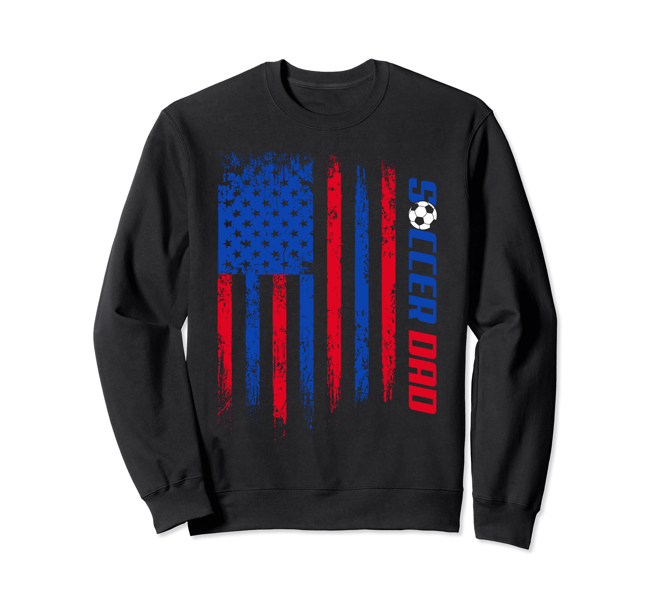 New First Time Dad To Be Soccer Daddy Sweatshirt - Aesthetic Graphic Unisex - T-Shirt, Sweatshirt, Hoodie