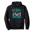 Funny Goalkeeper Ice Hockey Player Hoodie - Streetwear Style Men Women - T-Shirt, Sweatshirt, Hoodie