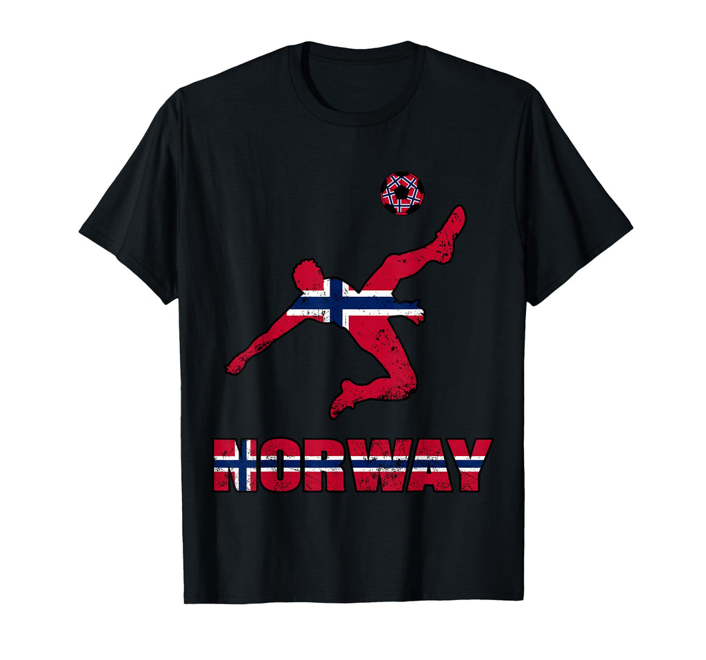 Norway Football Soccer Game Player T-Shirt - Custom Art Print for Adults - T-Shirt, Sweatshirt, Hoodie