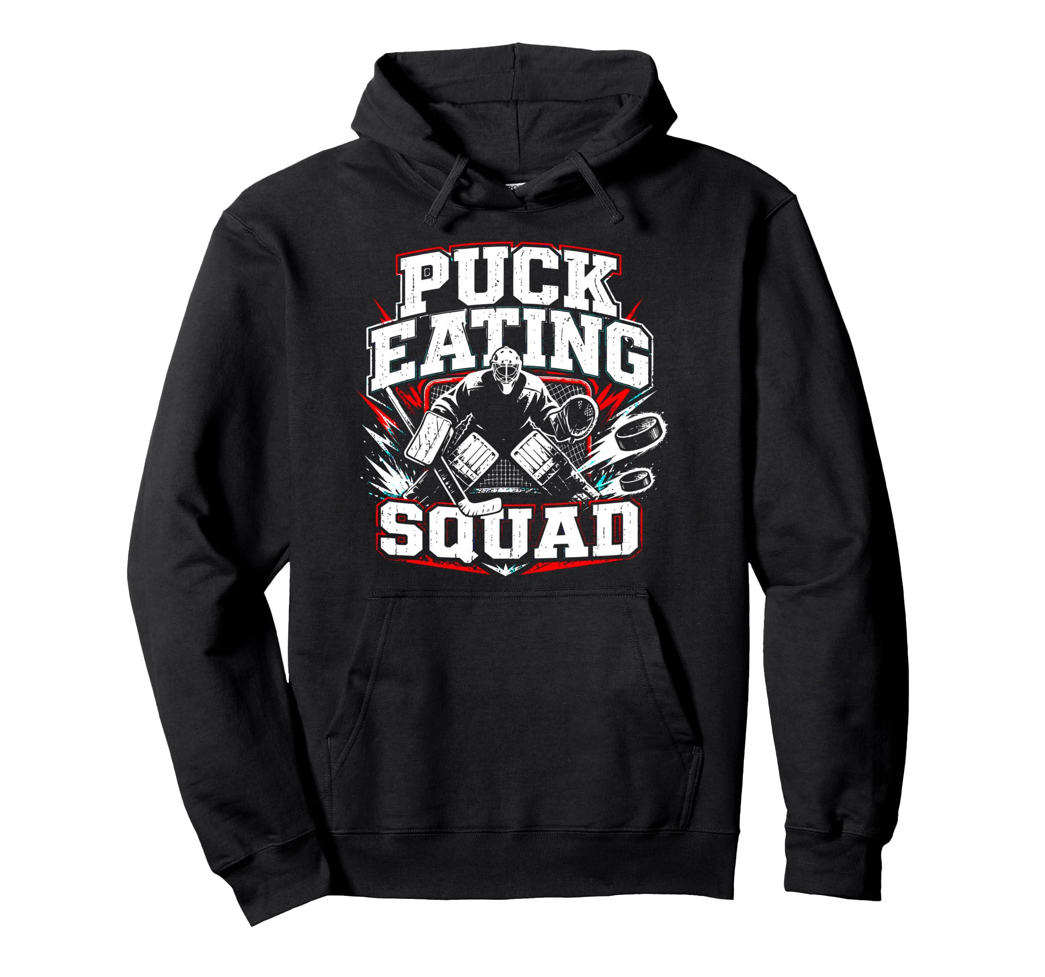 Ice Hockey Goalie Team Goalkeeper Hoodie - Custom Art Print for Adults - T-Shirt, Sweatshirt, Hoodie