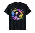 Soccer Ball Watercolor Paint T-Shirt - Streetwear Style for Adults - T-Shirt, Sweatshirt, Hoodie