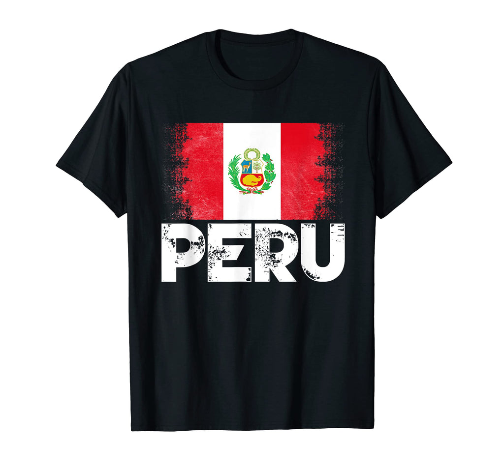 Peru Flag Football Soccer Team Pride T-Shirt - Streetwear Style Unisex - T-Shirt, Sweatshirt, Hoodie