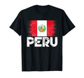 Peru Flag Football Soccer Team Pride T-Shirt - Streetwear Style Unisex - T-Shirt, Sweatshirt, Hoodie