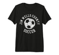 Jim Wells County Soccer Distressed T-Shirt - Custom Art Print for Adults - T-Shirt, Sweatshirt, Hoodie