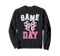 Game Day Soccer Game Day Coquette Sweatshirt - Novelty Apparel Unisex - T-Shirt, Sweatshirt, Hoodie