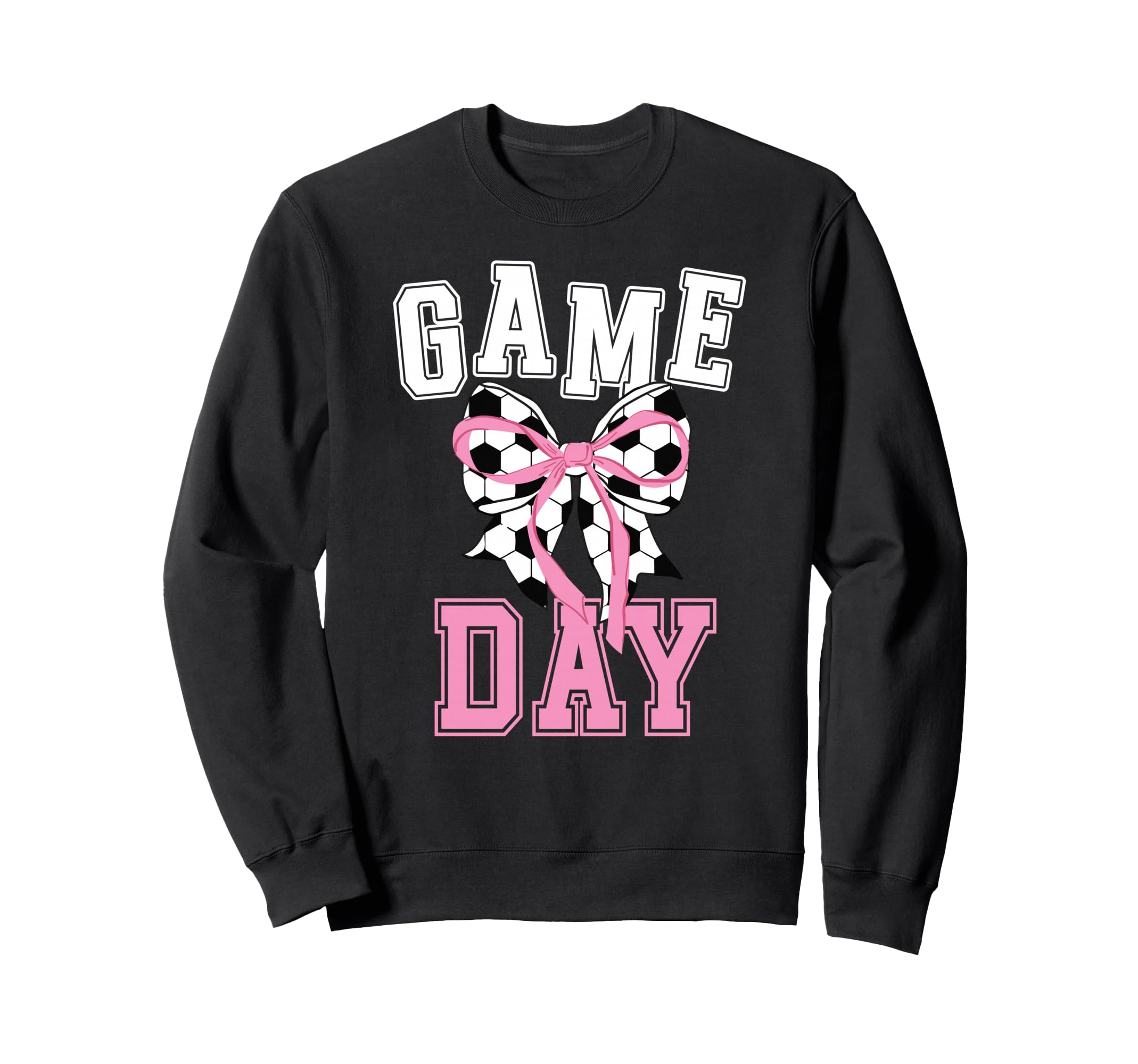 Game Day Soccer Game Day Coquette Sweatshirt - Novelty Apparel Unisex - T-Shirt, Sweatshirt, Hoodie