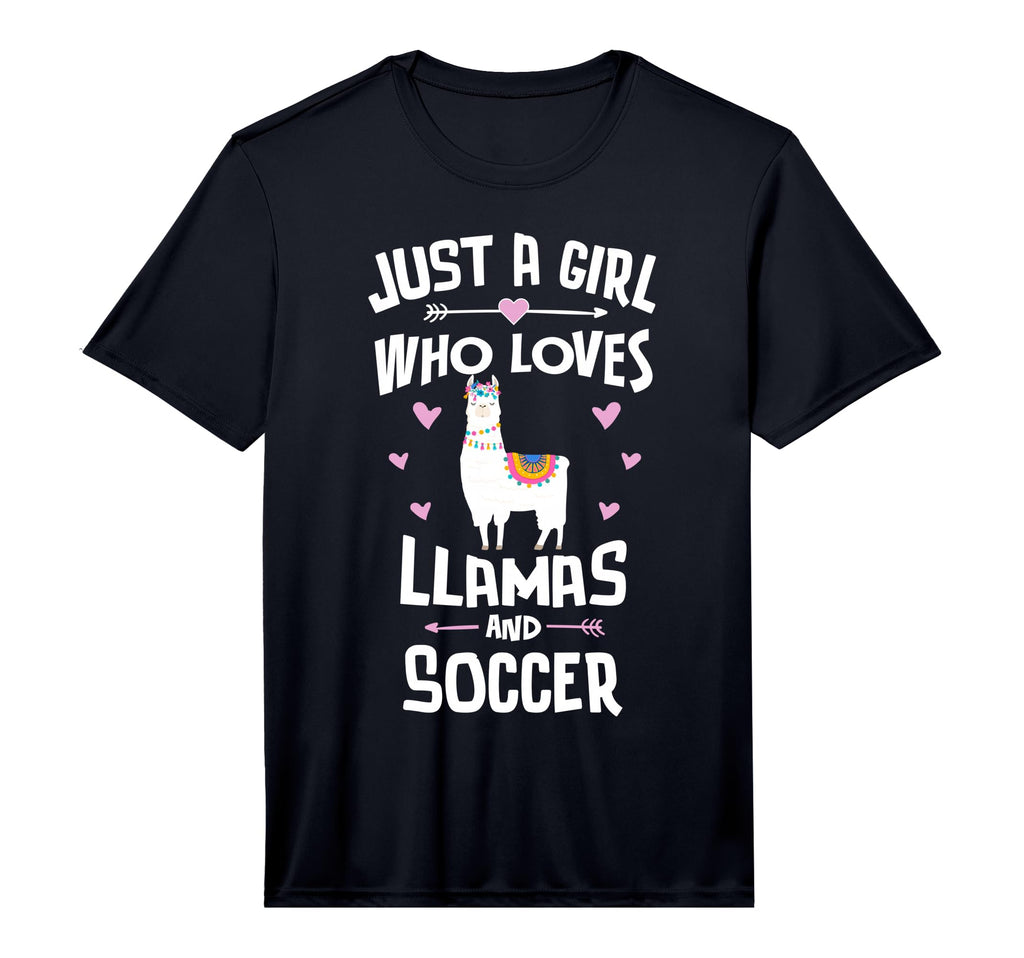 Just Who Loves Llamas And Soccer Gift T-Shirt - Custom Art Print Unisex - T-Shirt, Sweatshirt, Hoodie