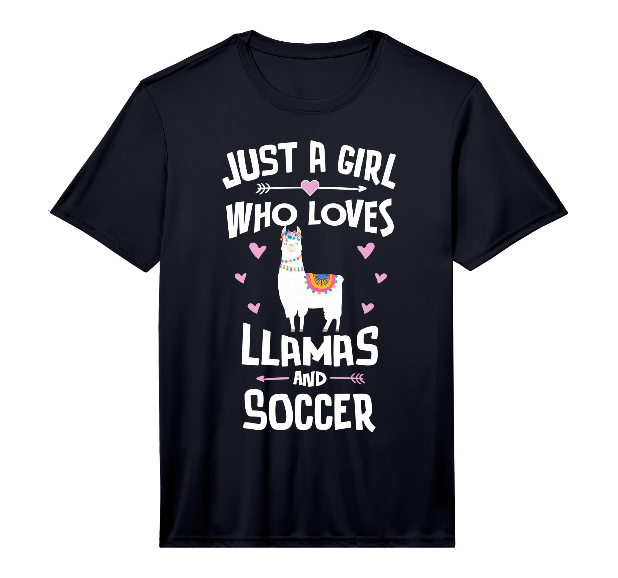 Just Who Loves Llamas And Soccer Gift T-Shirt - Custom Art Print Unisex - T-Shirt, Sweatshirt, Hoodie