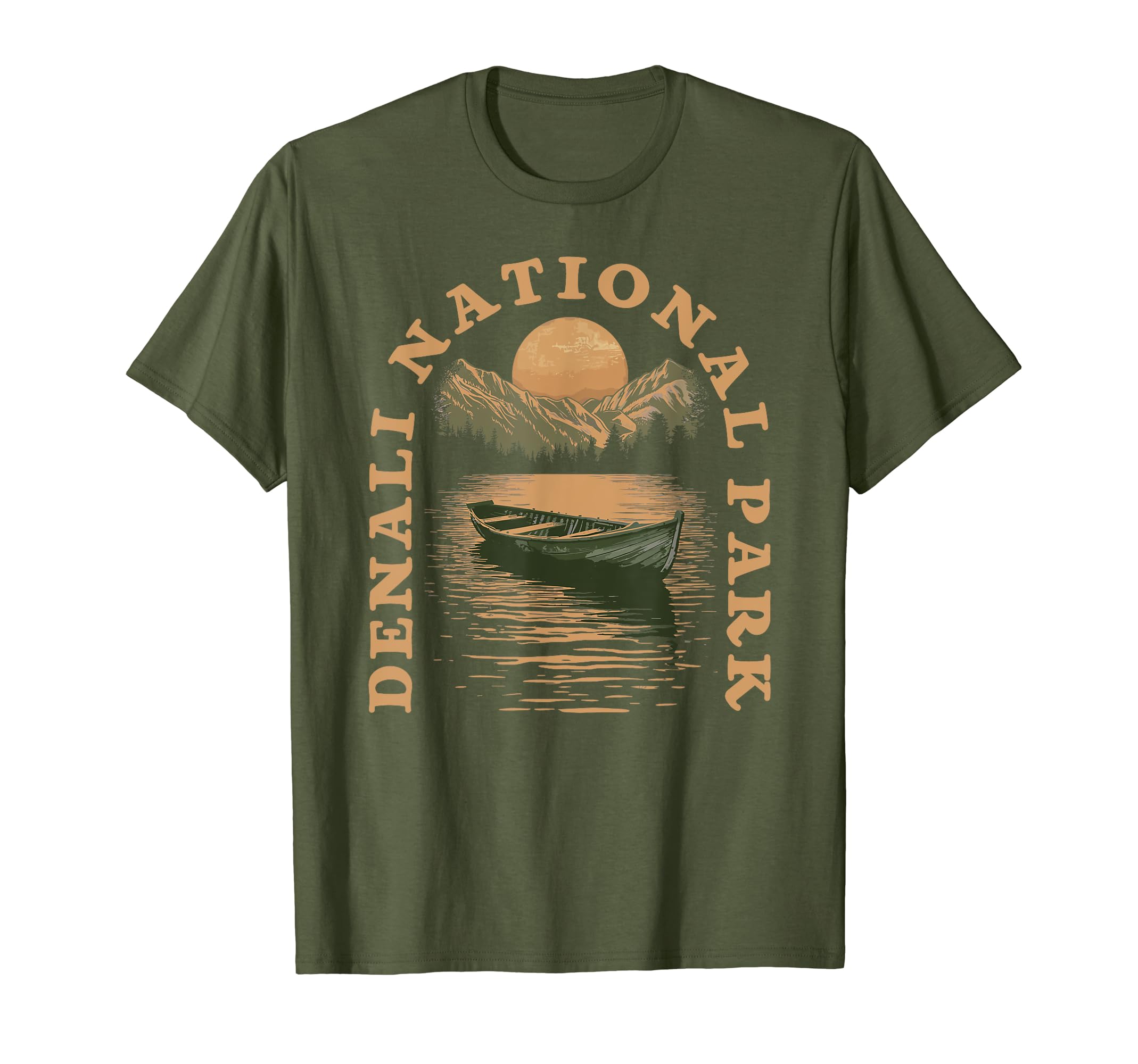 Denali National Park Boat Lake T-Shirt - Streetwear Style Unisex - T-Shirt, Sweatshirt, Hoodie