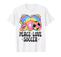Peace Love Soccer Lover 60S 70S T-Shirt - Casual Everyday Wear Unisex - T-Shirt, Sweatshirt, Hoodie