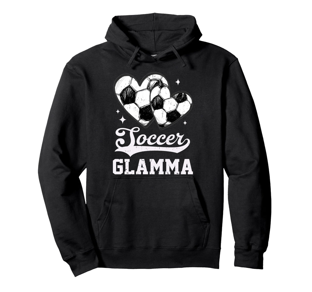 Soccer Heart Glamma Soccer Player Hoodie - Casual Everyday Wear Unisex - T-Shirt, Sweatshirt, Hoodie