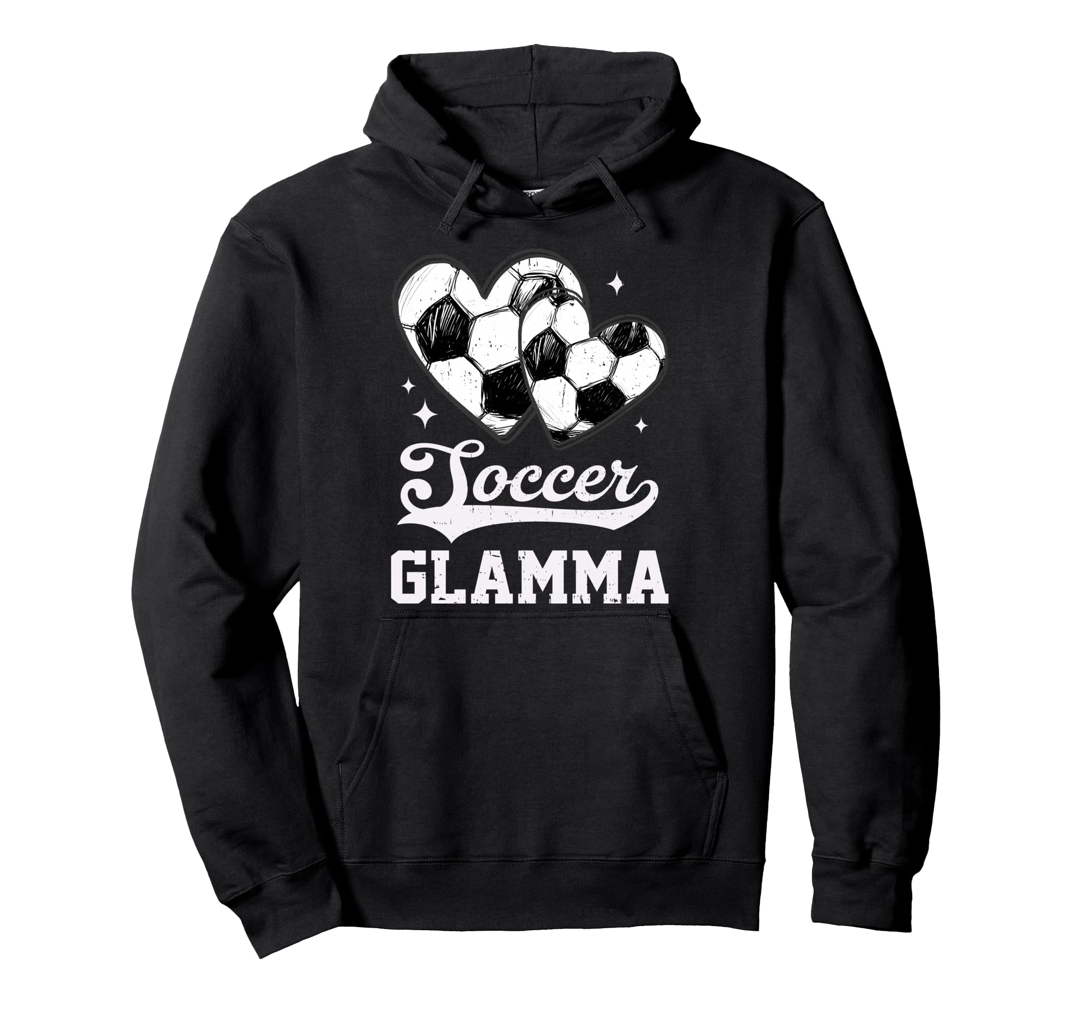 Soccer Heart Glamma Soccer Player Hoodie - Casual Everyday Wear Unisex - T-Shirt, Sweatshirt, Hoodie