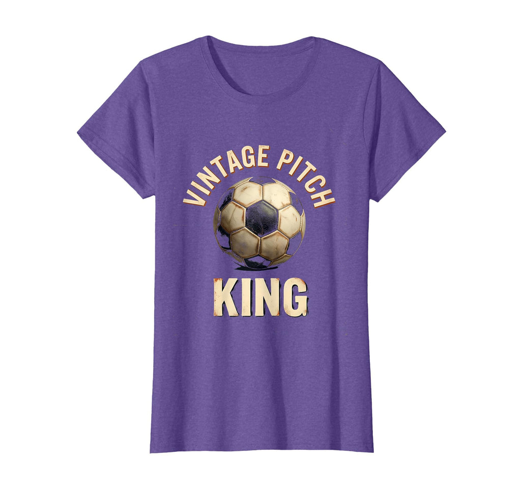 Pitch King Soccer Ball T-Shirt - Fun Novelty Design for Adults - T-Shirt, Sweatshirt, Hoodie