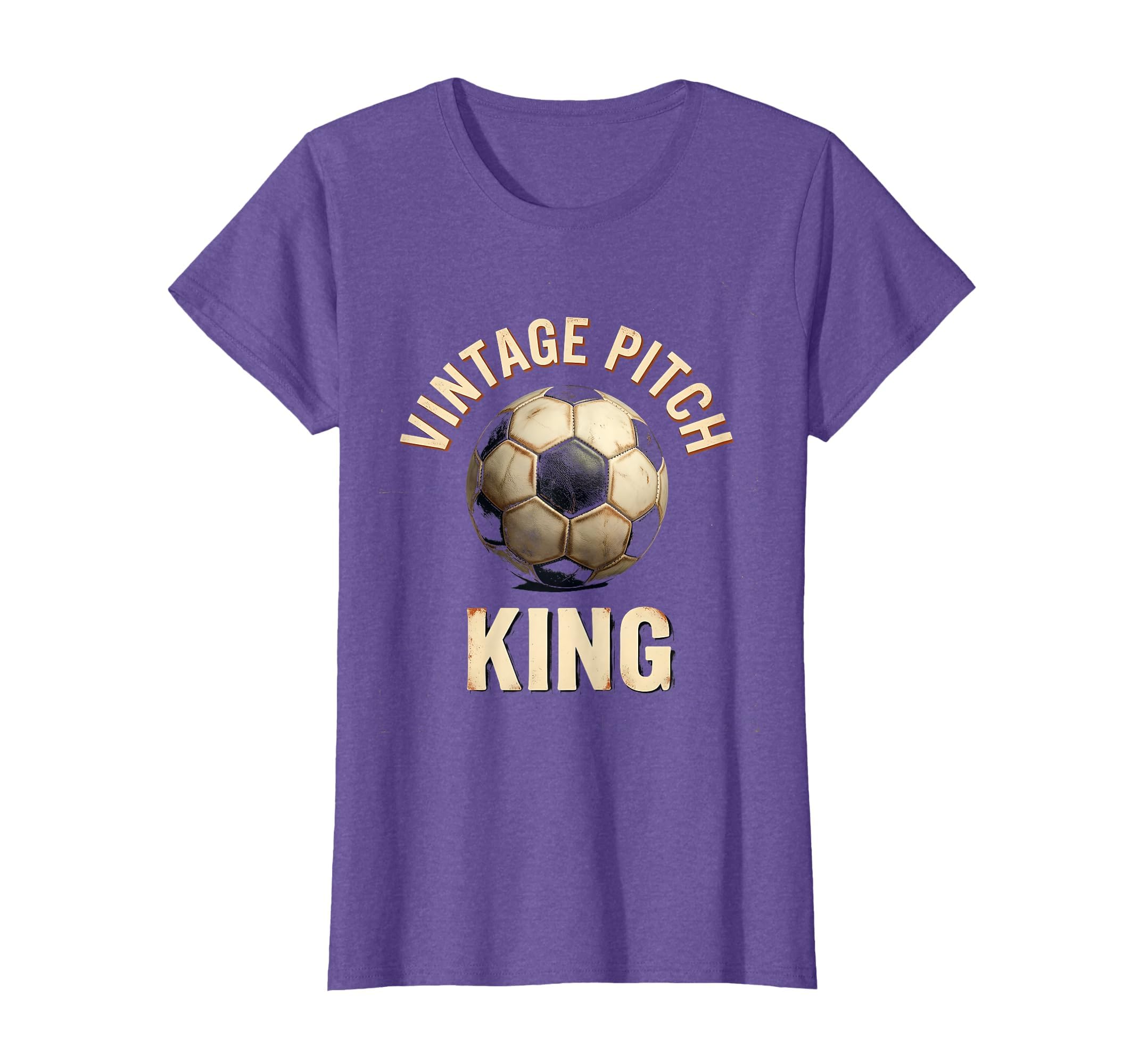Pitch King Soccer Ball T-Shirt - Fun Novelty Design for Adults - T-Shirt, Sweatshirt, Hoodie
