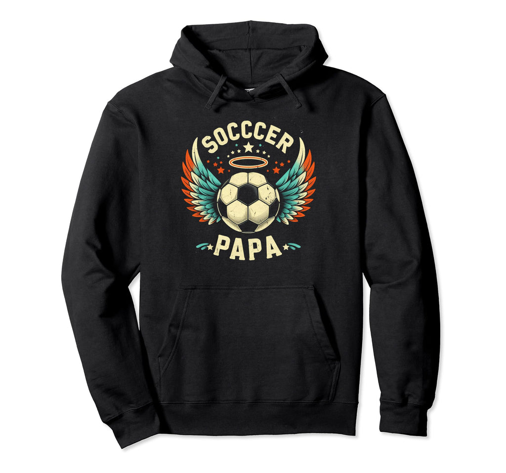 Soccer Papa Family Matching Dad Fathers Hoodie - Graphic Print Men Women - T-Shirt, Sweatshirt, Hoodie
