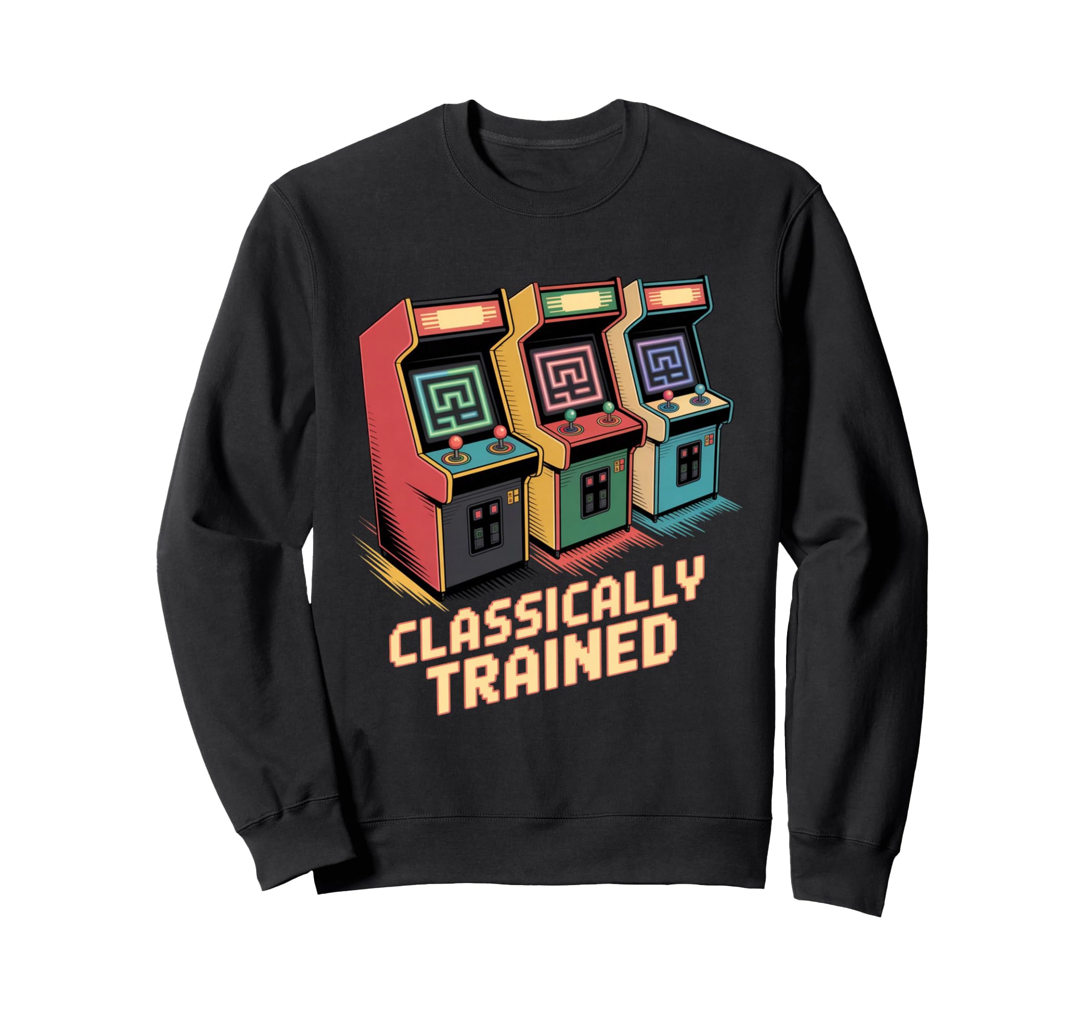 Arcade Cabinet Video Gaming Gamer Sweatshirt - Streetwear Style for Adults - T-Shirt, Sweatshirt, Hoodie