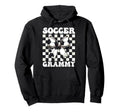 Soccer Grammy Soccer Grandma Coquette Bow Hoodie - Graphic Print Unisex - T-Shirt, Sweatshirt, Hoodie