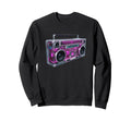 Boombox Old School Cassette Tape Sweatshirt - Streetwear Style Men Women - T-Shirt, Sweatshirt, Hoodie