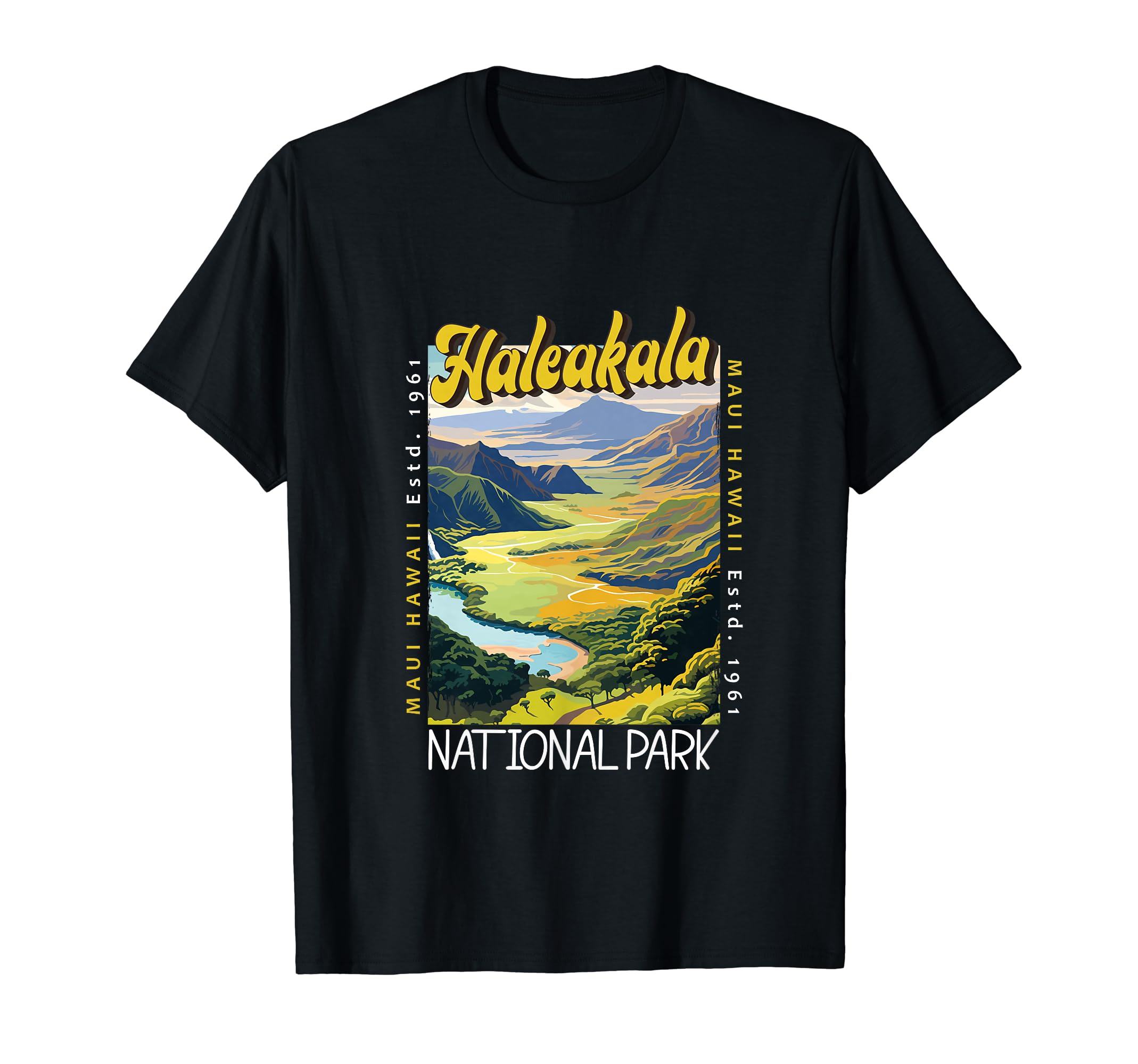 Haleakala National Park Illustration T-Shirt - Aesthetic Graphic Unisex - T-Shirt, Sweatshirt, Hoodie