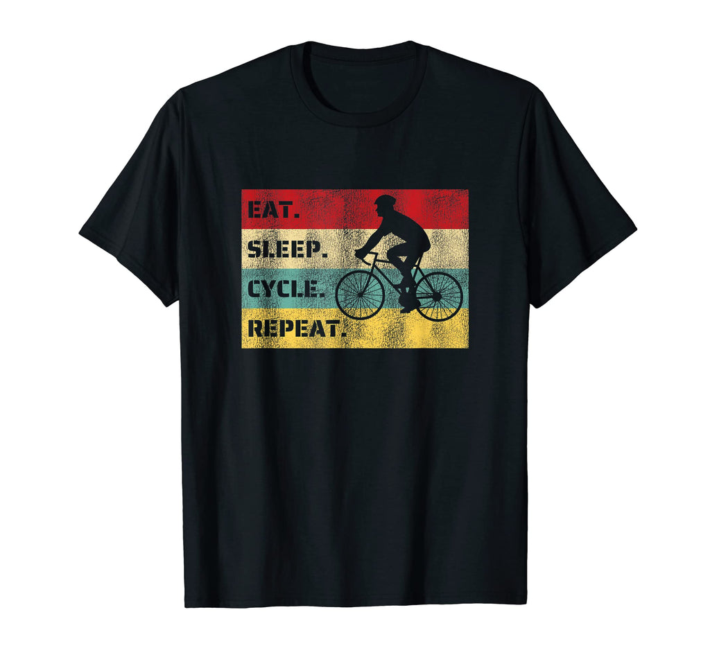 Eat Sleep Cycle Repeat Sports T-Shirt - Casual Everyday Wear for Adults - T-Shirt, Sweatshirt, Hoodie