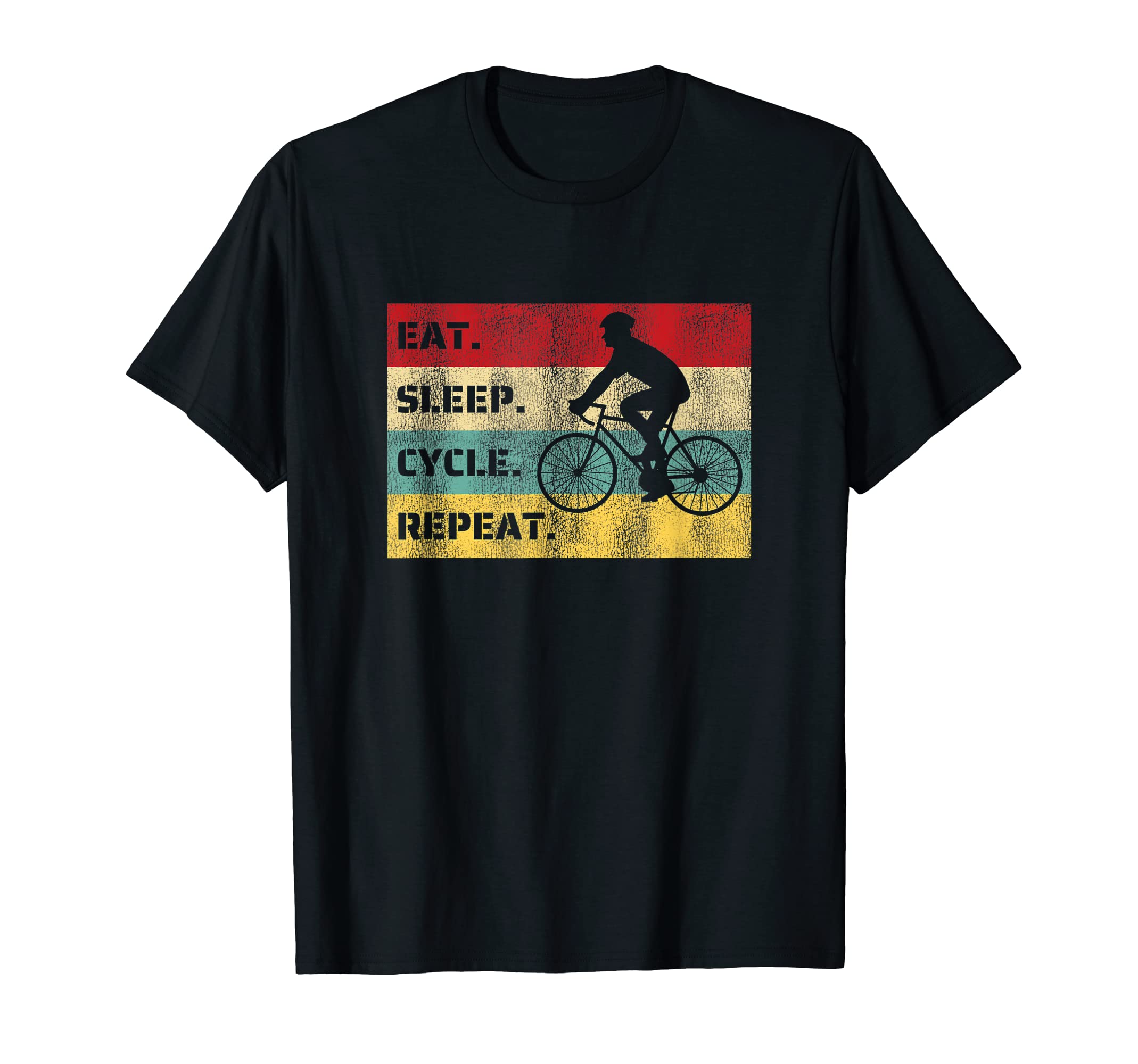 Eat Sleep Cycle Repeat Sports T-Shirt - Casual Everyday Wear for Adults - T-Shirt, Sweatshirt, Hoodie