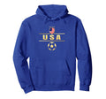 American Flag Soccer Soccer Hoodie - Casual Everyday Wear for Adults - T-Shirt, Sweatshirt, Hoodie