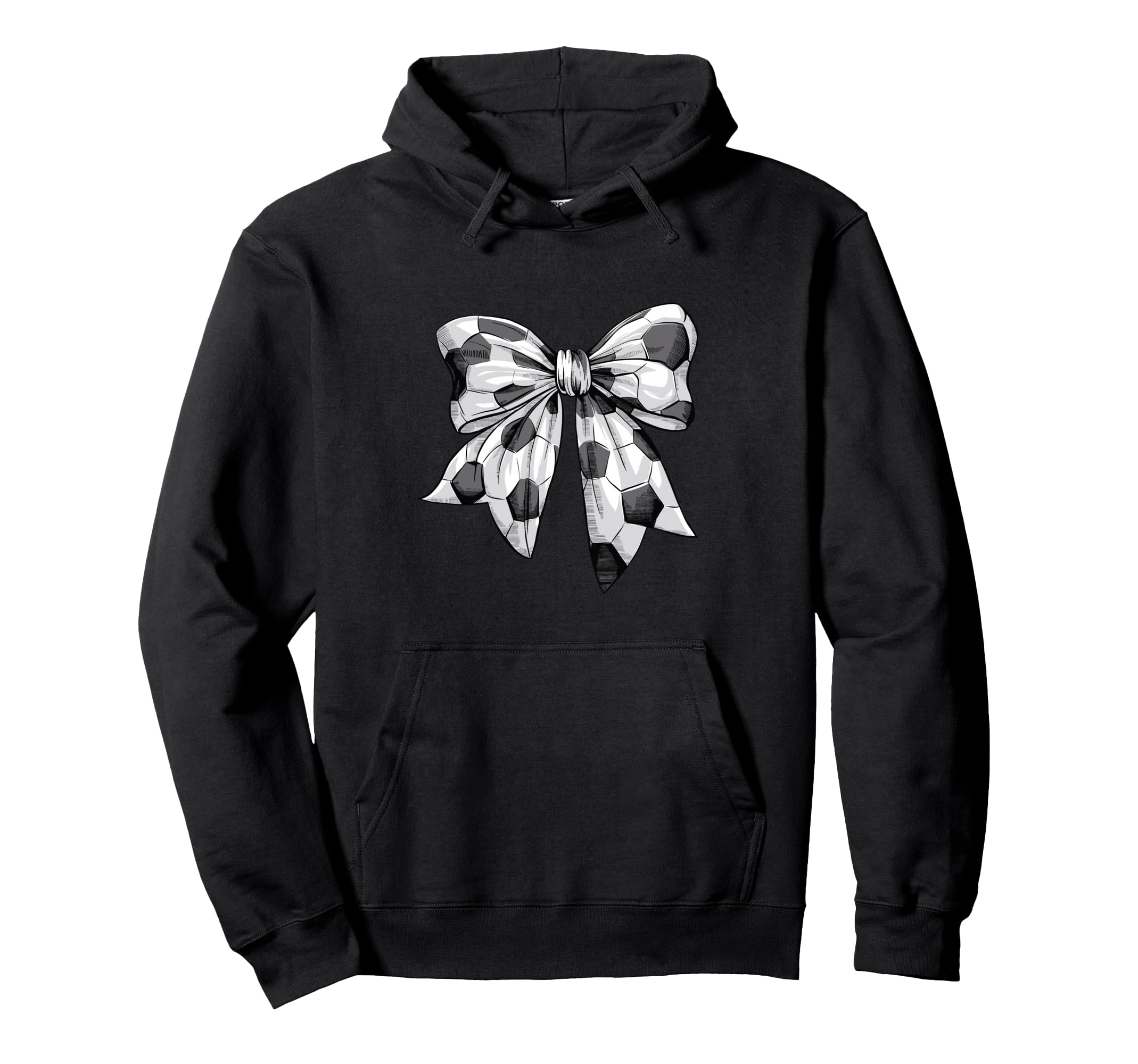 Coquette Bow Soccer Ball Mom Life Game Hoodie - Novelty Apparel Men Women - T-Shirt, Sweatshirt, Hoodie