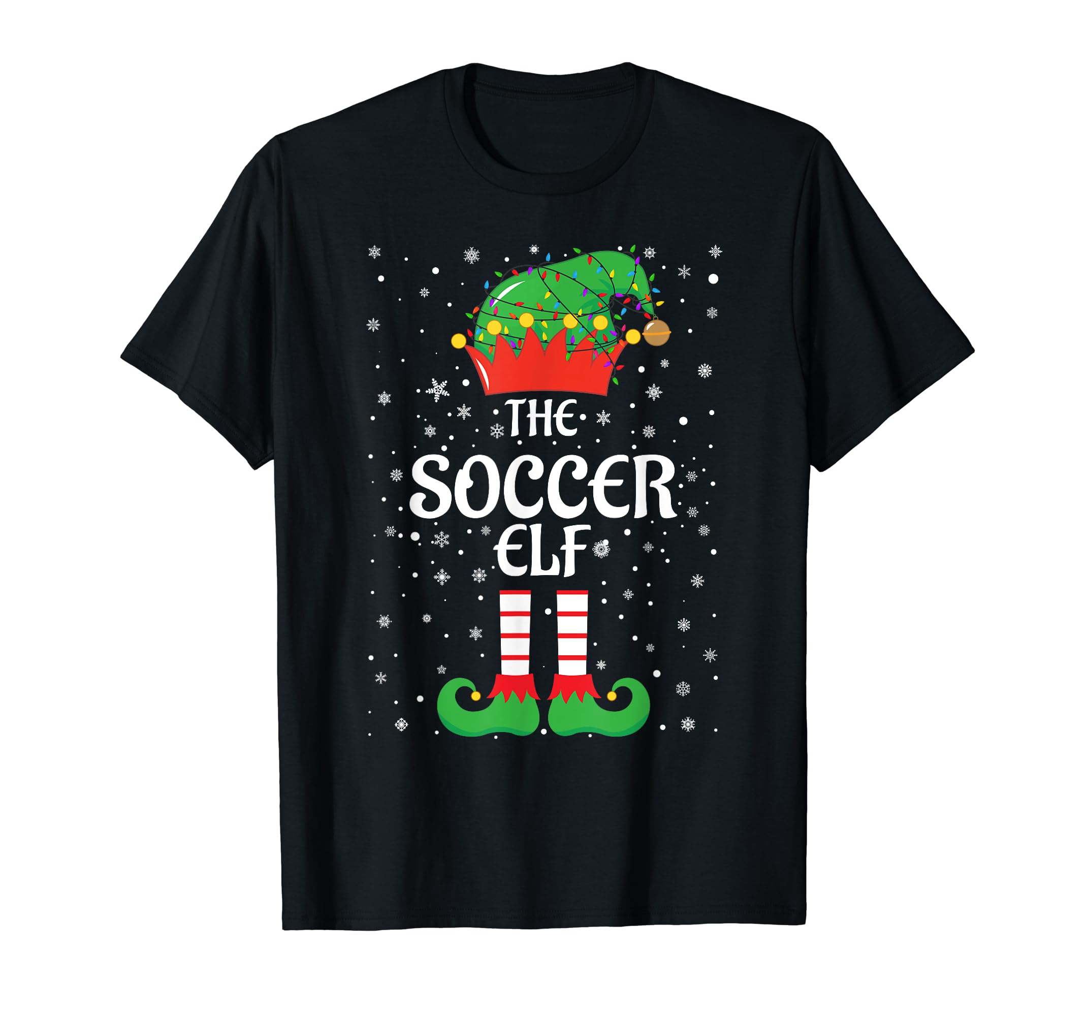 Soccer Elf Lights Elf Matching T-Shirt - Streetwear Style for Adults - T-Shirt, Sweatshirt, Hoodie