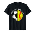 Dada Ballers Funny Soccer Softball Dad T-Shirt - Custom Art Print Unisex - T-Shirt, Sweatshirt, Hoodie