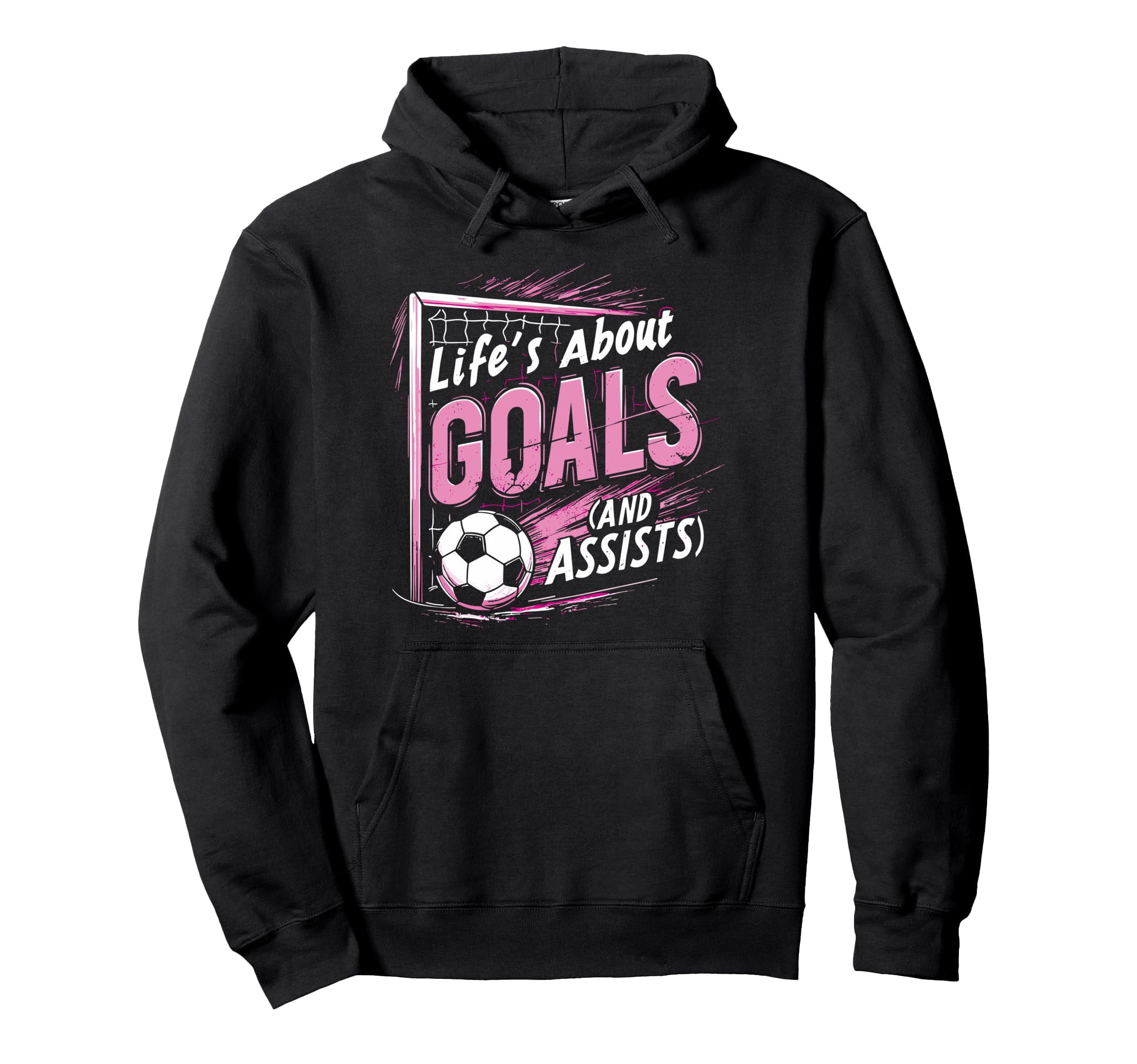 Soccer Soccer Player Lifes About Goals Hoodie - Streetwear Style Men Women - T-Shirt, Sweatshirt, Hoodie