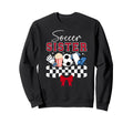 Soccer Sister Coquette Soccer Sweatshirt - Aesthetic Graphic for Adults - T-Shirt, Sweatshirt, Hoodie