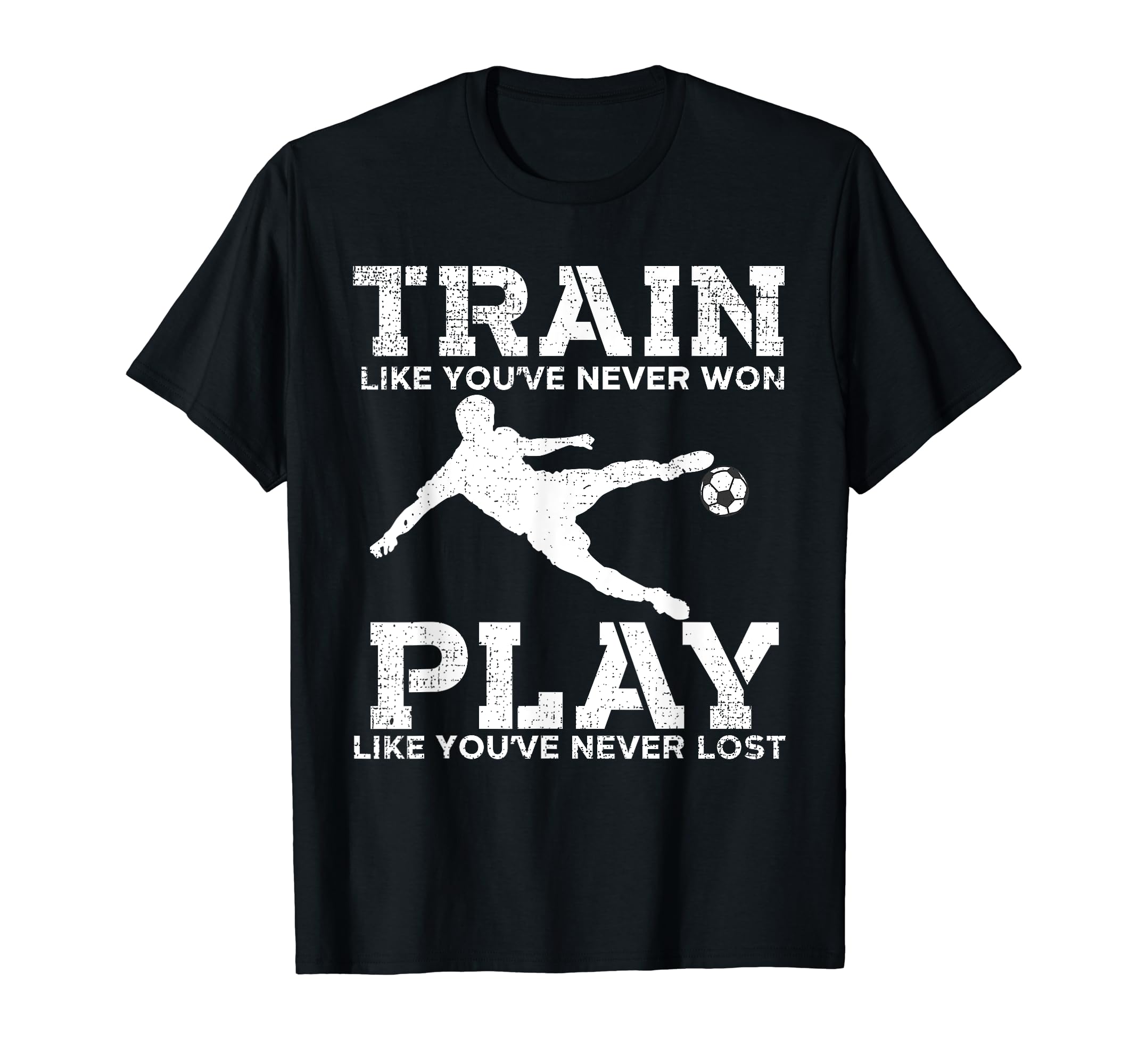 Train To Win Distressed Football T-Shirt - Aesthetic Graphic Unisex - T-Shirt, Sweatshirt, Hoodie
