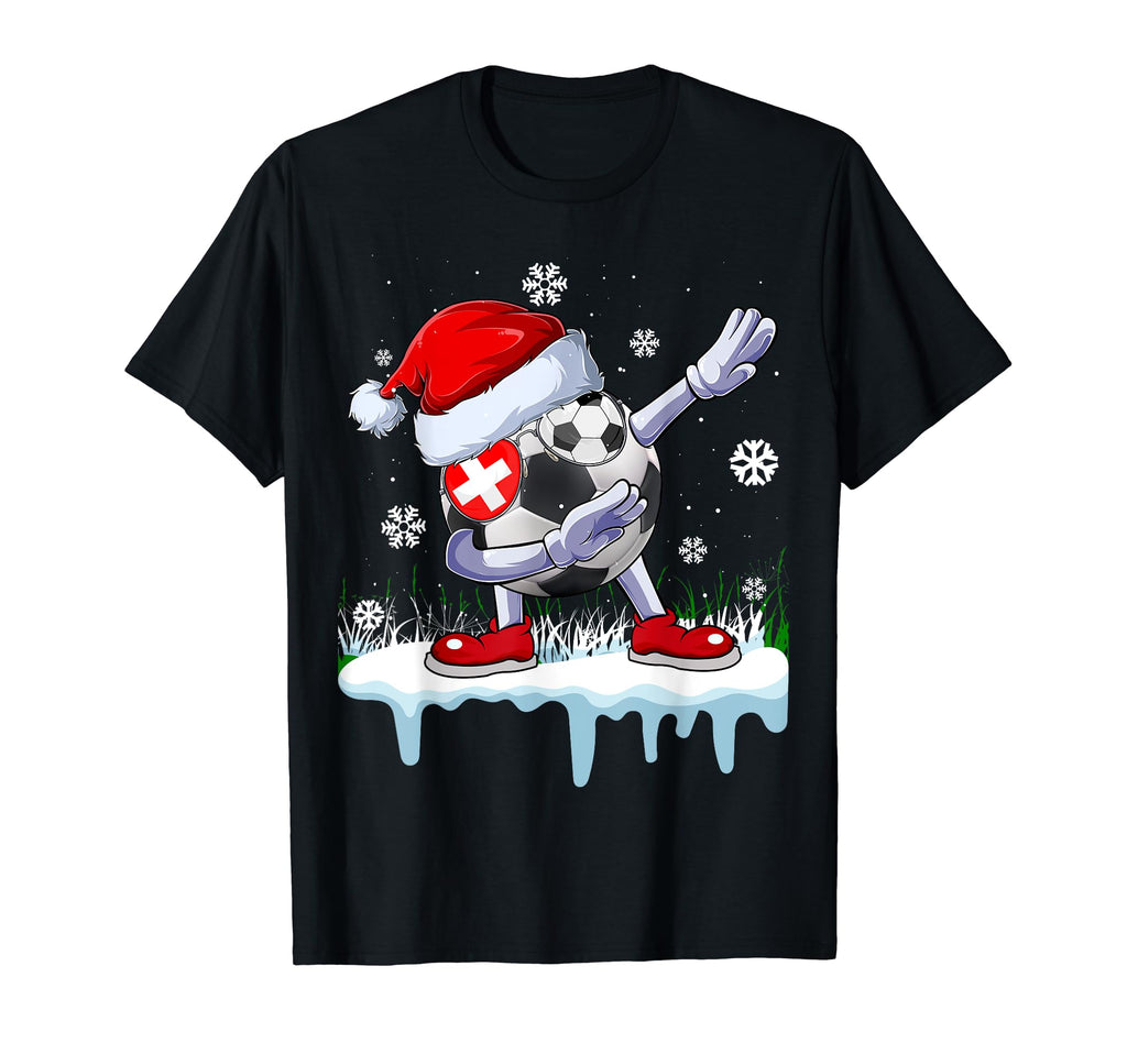 Funny Santa Soccer Dabbing T-Shirt - Novelty Apparel Men Women - T-Shirt, Sweatshirt, Hoodie