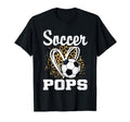 Soccer Pops Leopard Heart Matching Family T-Shirt - Novelty Apparel Unisex - T-Shirt, Sweatshirt, Hoodie