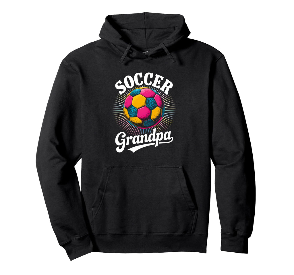 Soccer Grandpa Tie Dye Hoodie - Trendy Graphic for Adults - T-Shirt, Sweatshirt, Hoodie