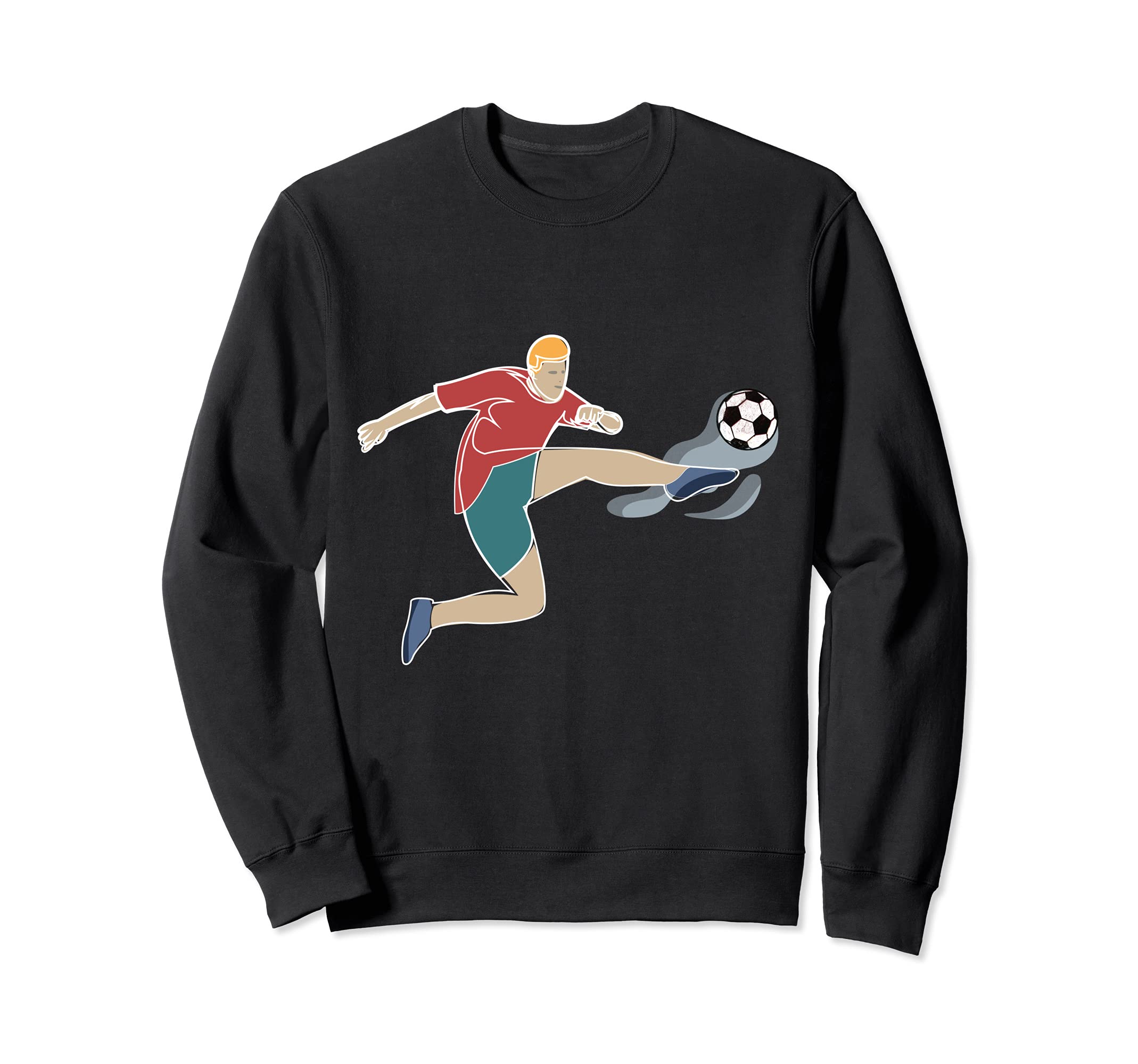 Soccer Football Player Ball Sweatshirt - Custom Art Print Unisex - T-Shirt, Sweatshirt, Hoodie