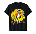 Soccer Halloween Skeleton Funny T-Shirt - Unique Graphic for Adults - T-Shirt, Sweatshirt, Hoodie