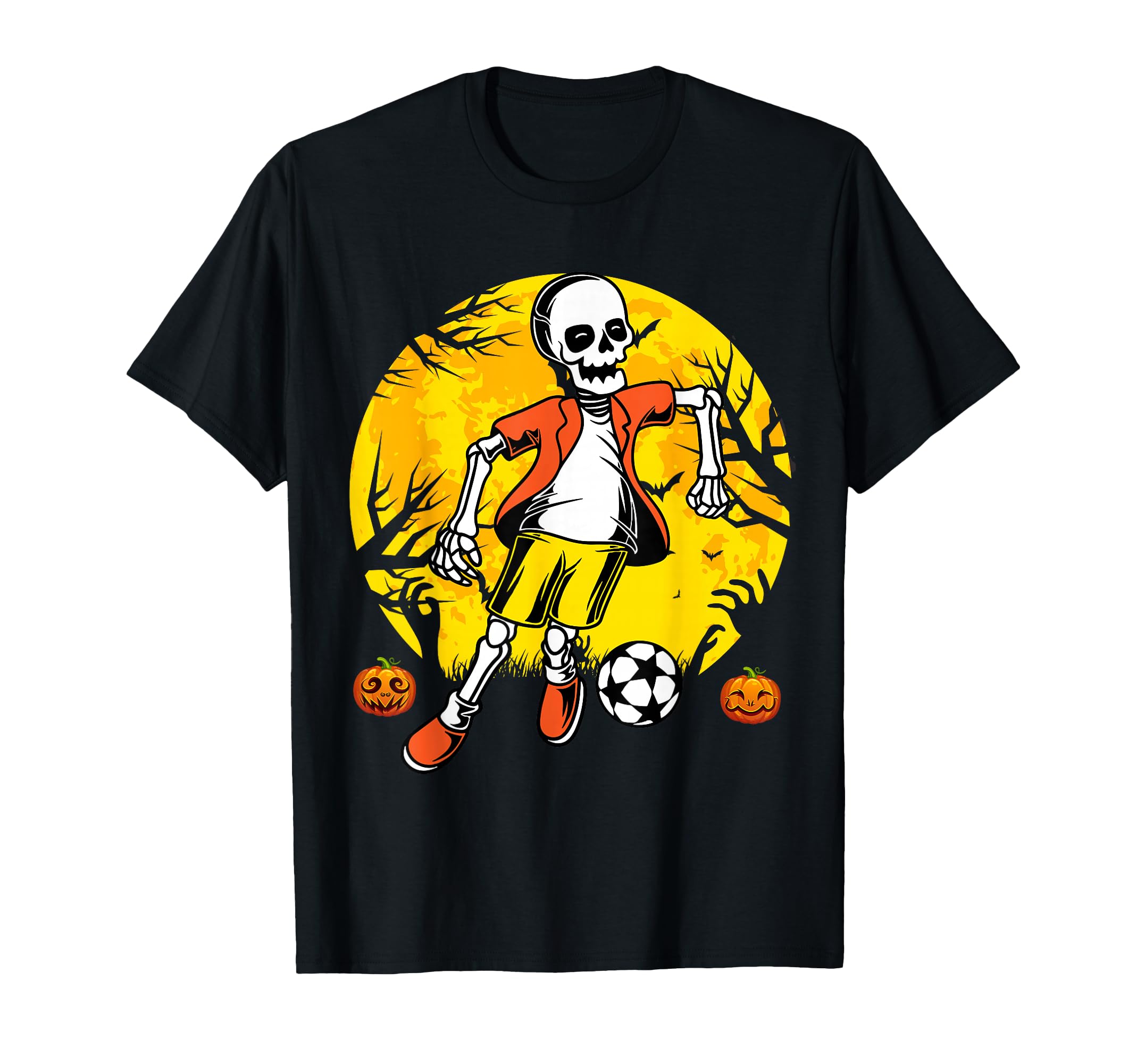 Soccer Halloween Skeleton Funny T-Shirt - Unique Graphic for Adults - T-Shirt, Sweatshirt, Hoodie