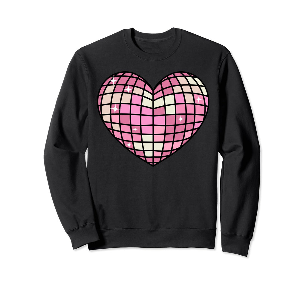 Danish Pastel Aesthetic Heart Disco Sweatshirt - Custom Art Print Unisex - T-Shirt, Sweatshirt, Hoodie